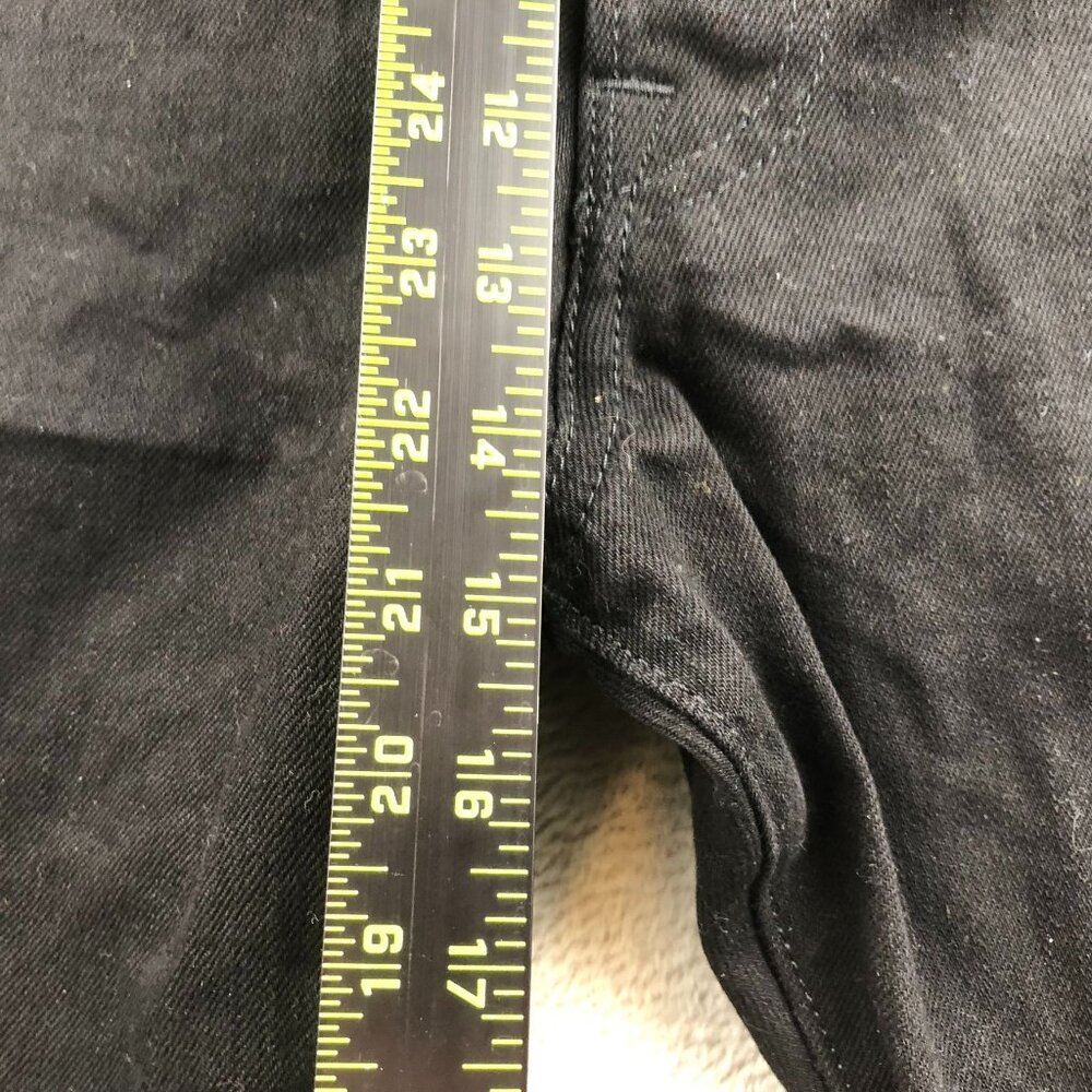 Levi's Men Jeans Size 46x29 501 Original Fit Straight Black Denim Classic Casual - Picture 6 of 12